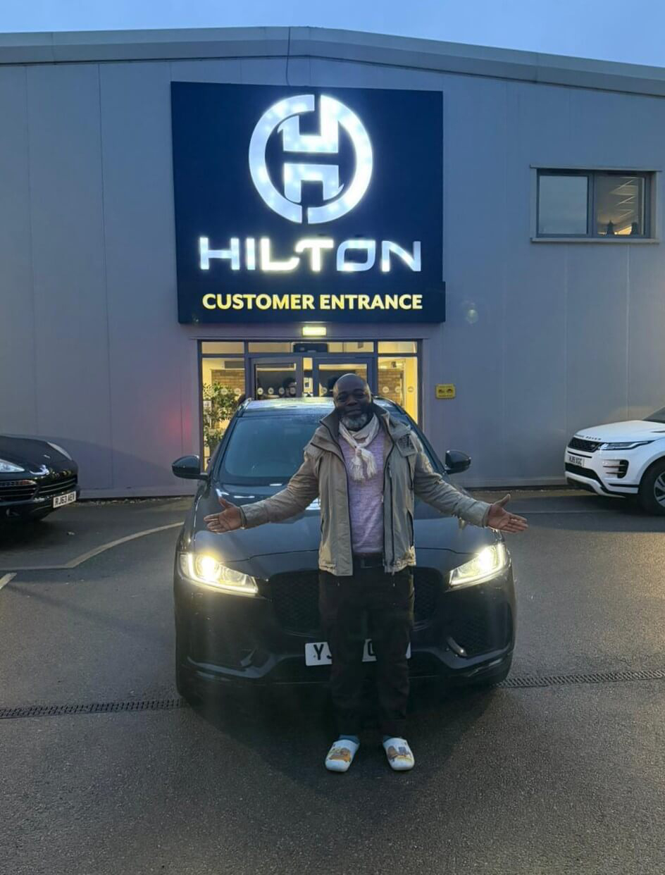 Another happy Hilton Car Supermarket customer