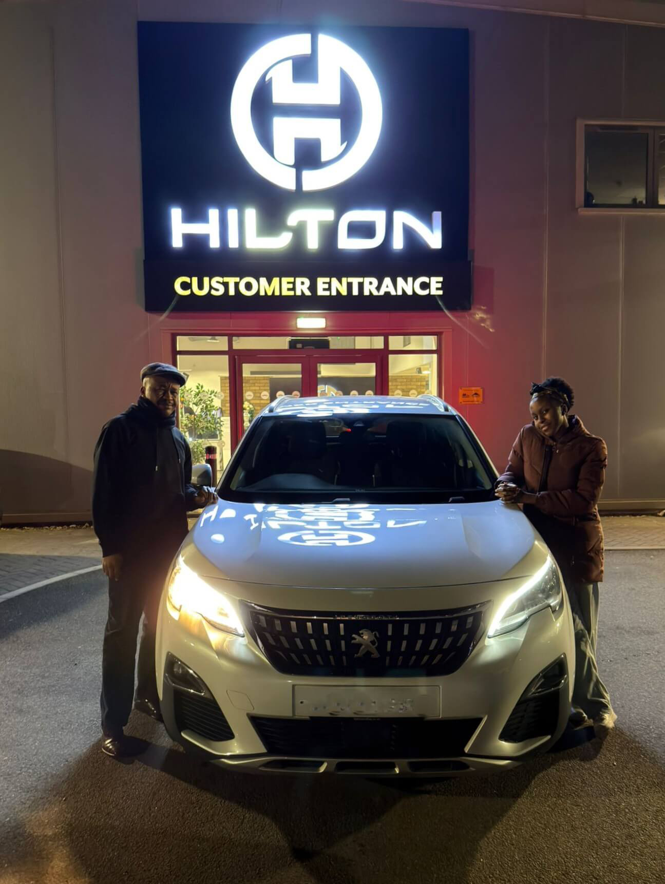 Another happy Hilton Car Supermarket customer