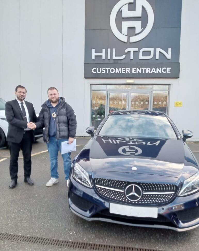 Another happy Hilton Car Supermarket customer